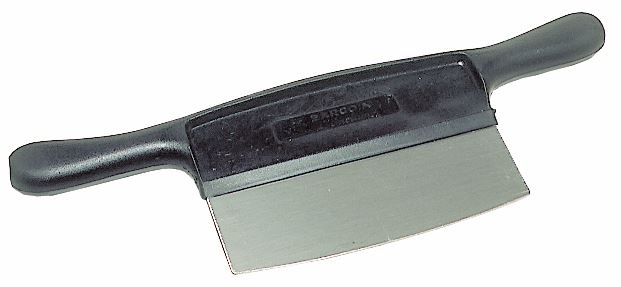 Racloir inox 2 mains Gratte-Etal 17 cm Matfer - 100135