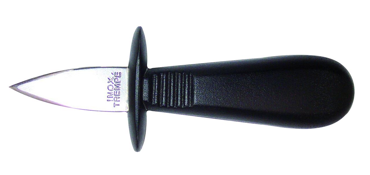Couteau à huitre avec garde inox manche polypropylène Matfer - 121045