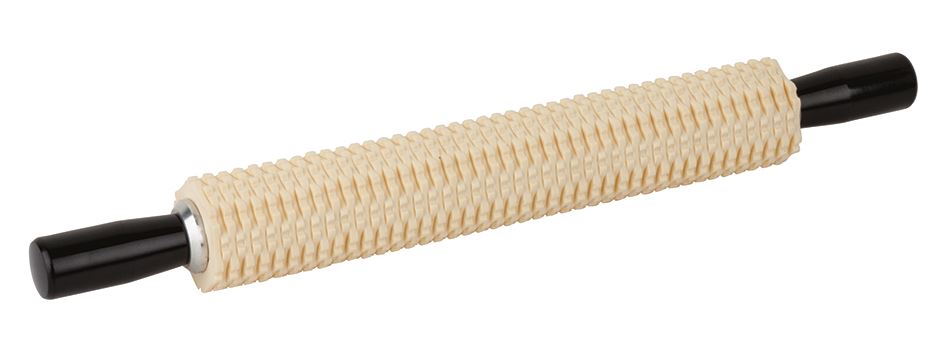 Rouleau à pâte décor vannerie 22 cm Matfer - 140105