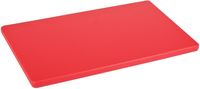 Planche à découper polyéthylène rouge 60 x 40 cm Matfer - 130052