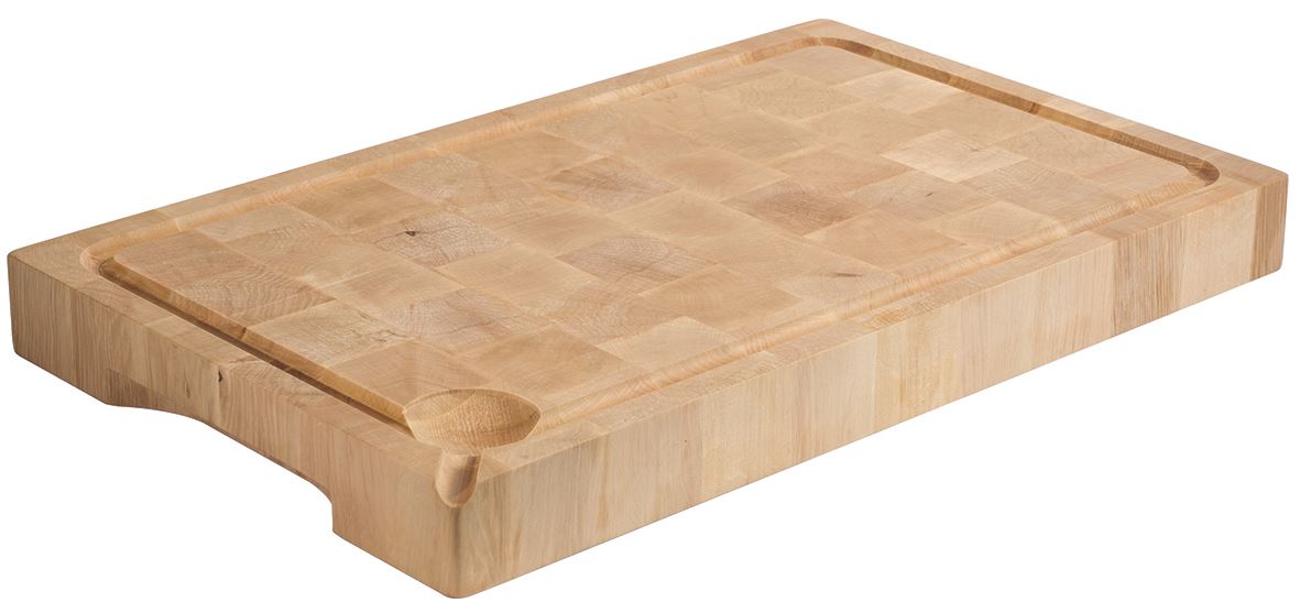 Planche à découper bois debout 530 x 325 x 50 mm Matfer - 130425