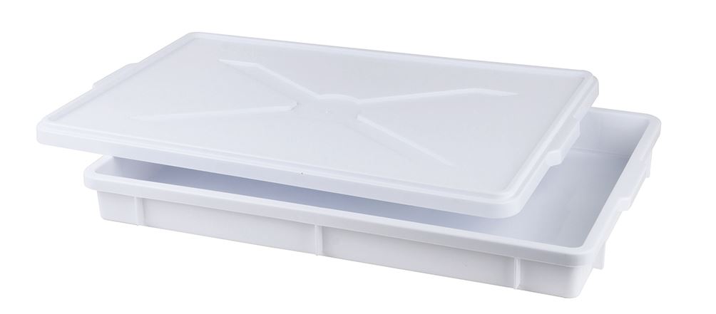 Cagette empilable blanc 640 x 420 x 60 mm Matfer - 140550