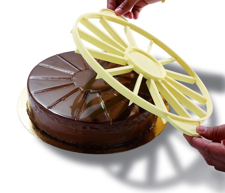 Marqueur-diviseur à gâteau 14 parts 26.5 cm Matfer - 154051