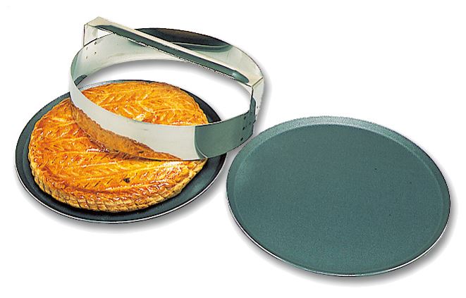 Découpoir à galette inox rond uni à poignée 18 cm Matfer - 154060