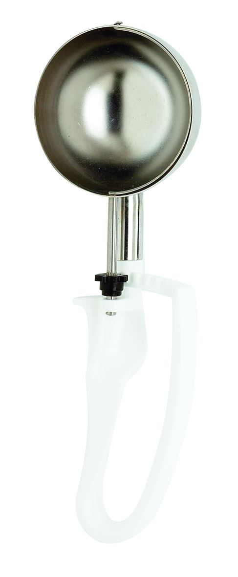 Cuillère portionneuse inox Unigrip blanc 6 parts/L Matfer - 187701