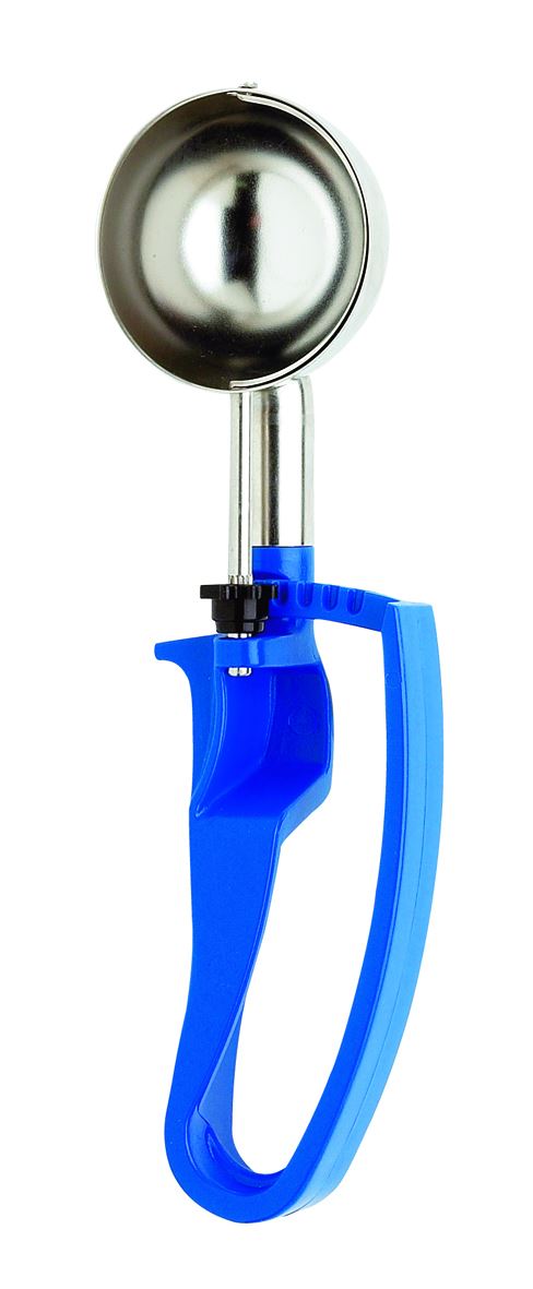 Cuillère portionneuse inox Unigrip bleu 16 parts/L Matfer - 187705