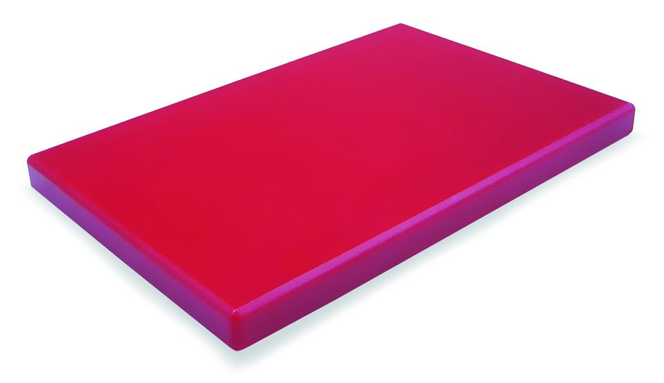 Planche à découper polyéthylène rouge GN 1/1 Matfer - 270218