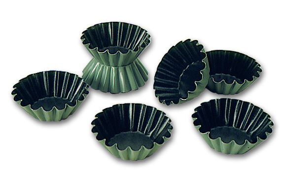 Moule Exopan® brioche côtes fines 6.5 cm x 25 - 330643 Matfer - 330643