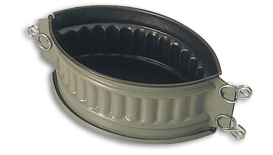 Moule Exopan® pâté en croûte ovale à côtes avec fond 21 cm - 331294 Matfer - 331294