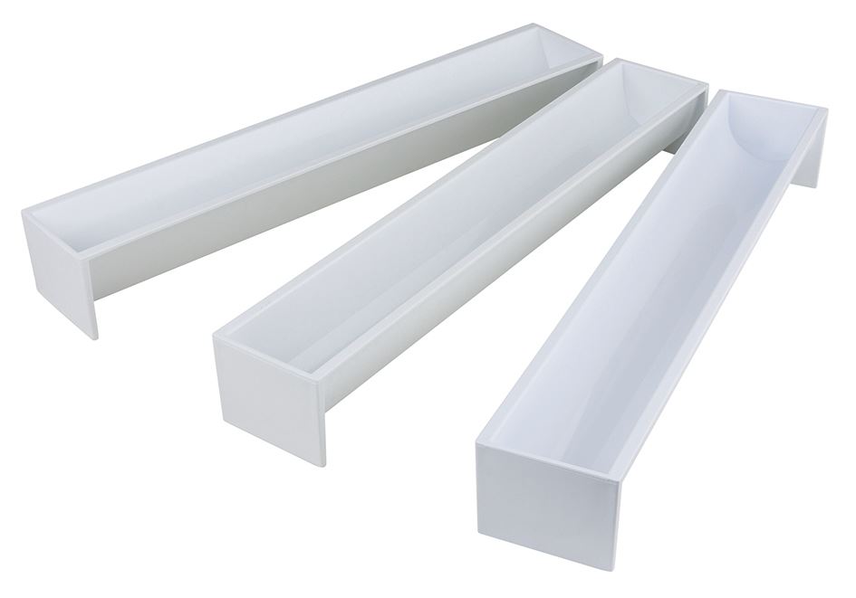 Moule PVC gouttière à bûche triangle 47 cm - 351014 Matfer - 351014