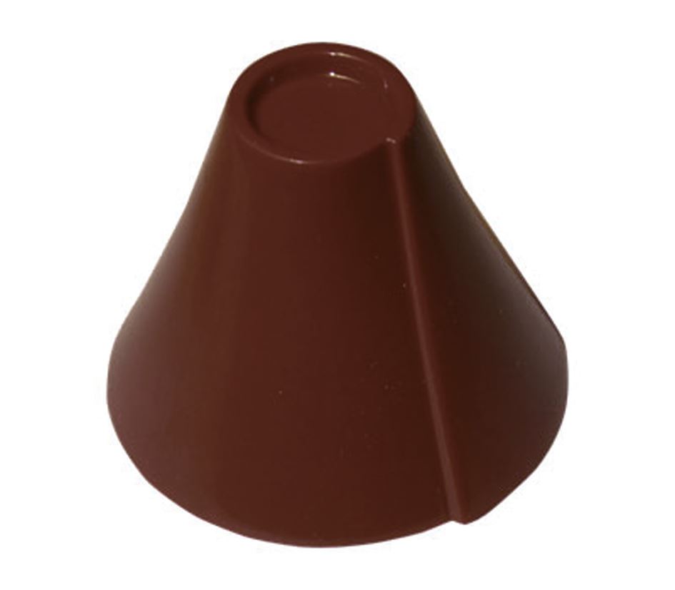 Plaque chocolat 28 empreintes cônes 10 g Matfer - 380168
