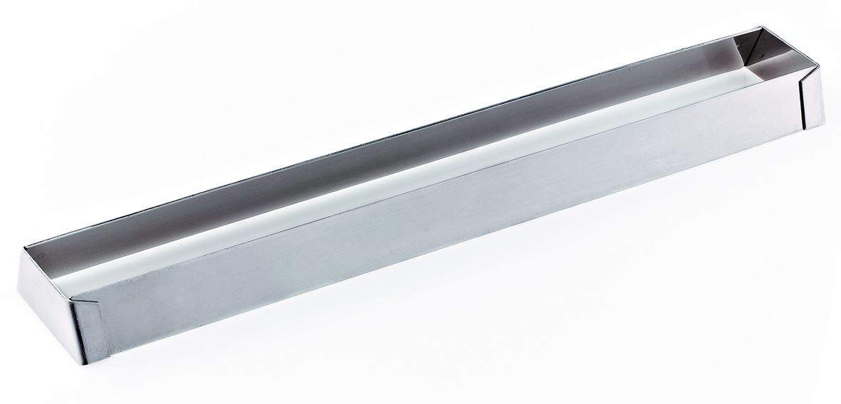 Cadre à bûche inox lingot 56.5 x 9.5 cm Matfer - 371161