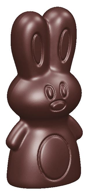 Plaque chocolat 8 empreintes petits lapins 17 g Matfer - 380214