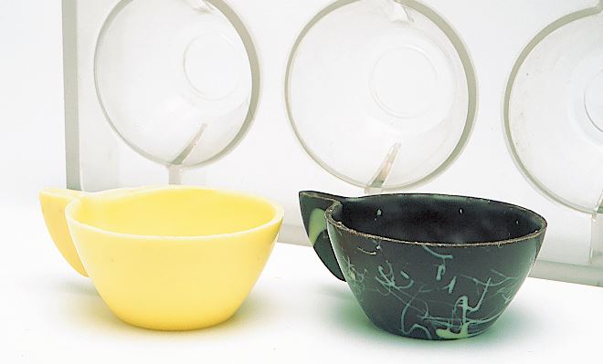 Moule chocolat pour 3 tasses 7.1 cm Matfer - 380237