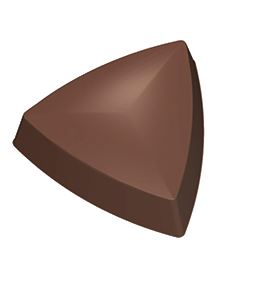 Plaque chocolat 28 empreintes bonbons triangles 8 g Matfer - 380171