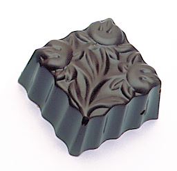 Plaque chocolat 36 empreintes carrés fleur 9 g Matfer - 380106