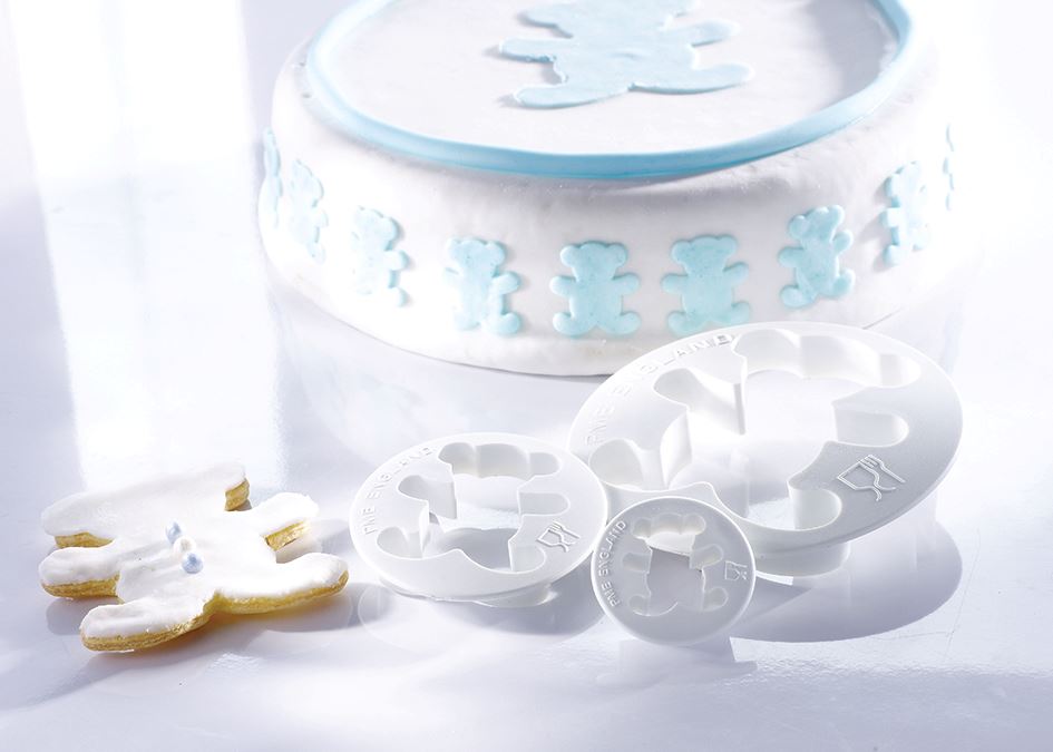 Découpoir ABS ourson 2.5/4.5/8 cm (set de 3) Matfer - 431010