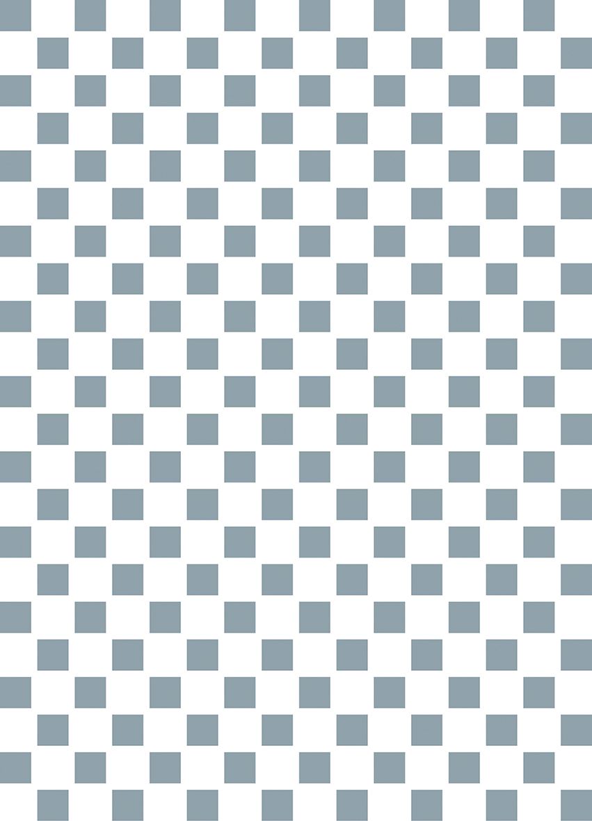 Pochoir PVC 40 x 60 cm damier 12 mm Matfer - 441008