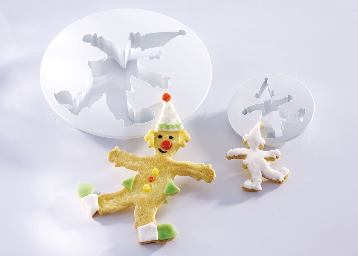 Découpoir ABS clown 6/12.5 cm (set de 2) Matfer - 431011