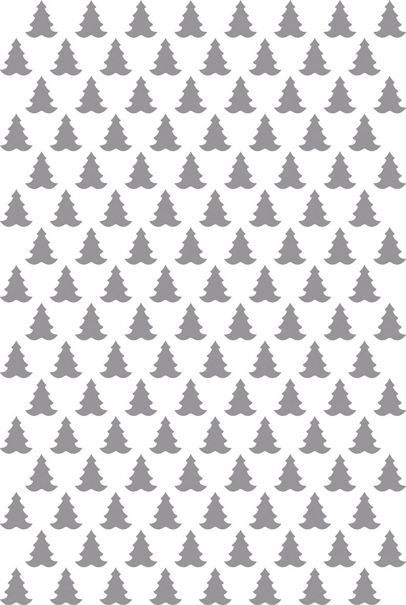 Pochoir PVC 40 x 60 cm sapin 15 mm Matfer - 441009