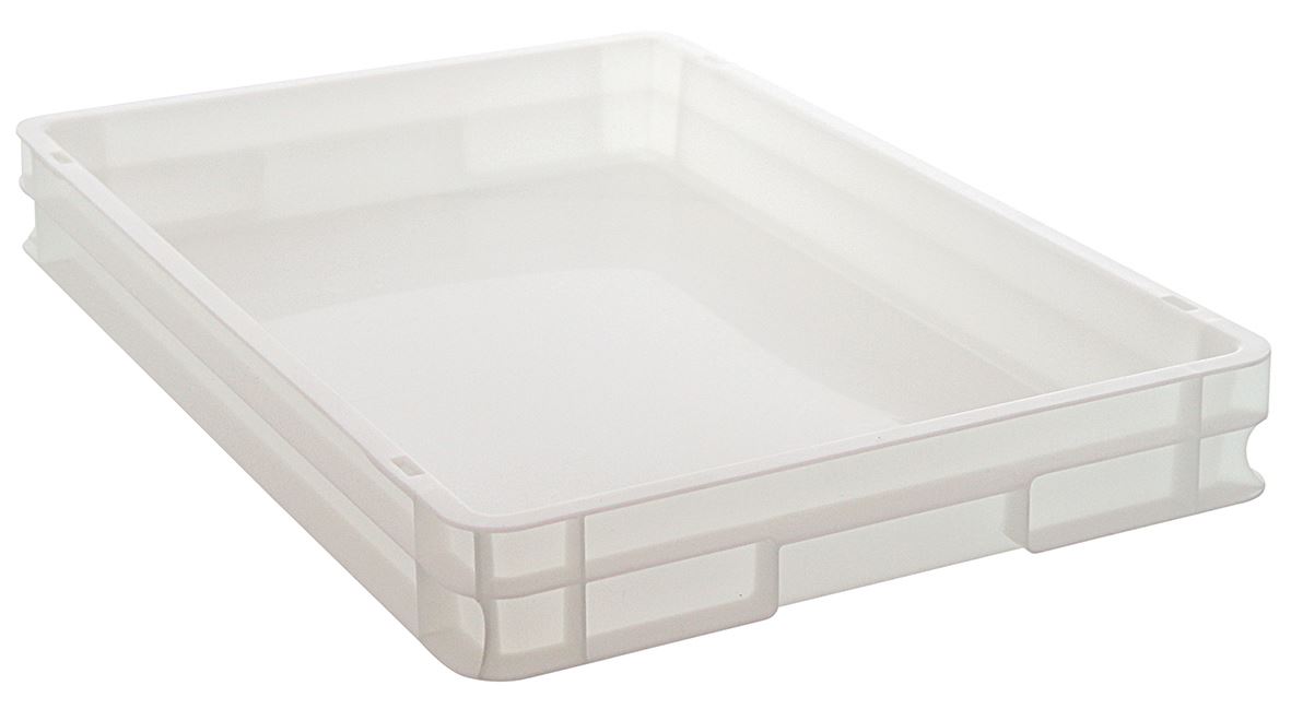 Bac polypropylène blanc 600 x 400 x 77mm Matfer - 510111