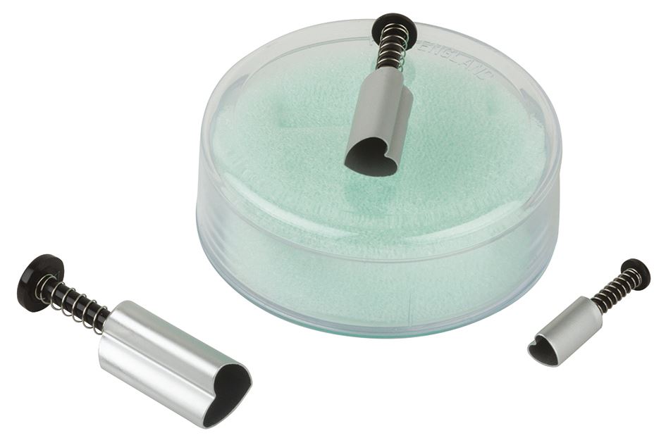 Découpoir à piston inox coeur 6.3/9.5/12.7 mm (set de 3) Matfer - 431031