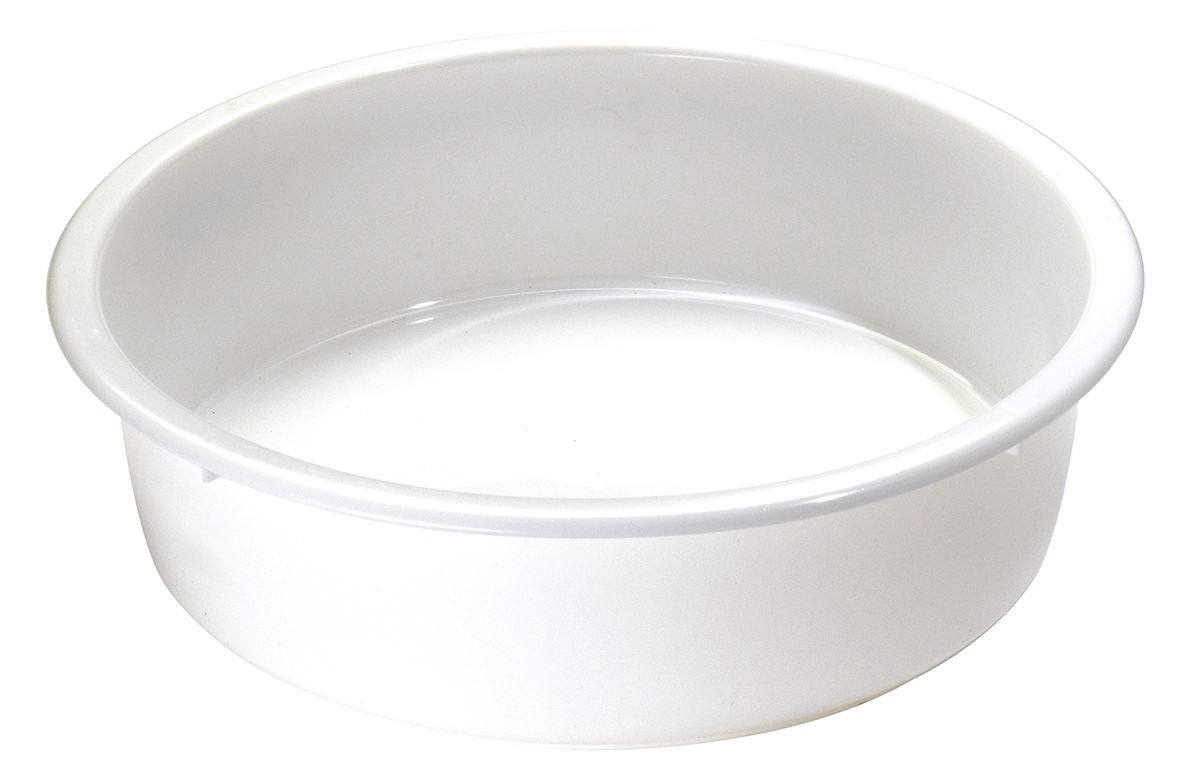 Bac à pâtons PEHD blanc rond D.480 mm 14 L Matfer - 510531