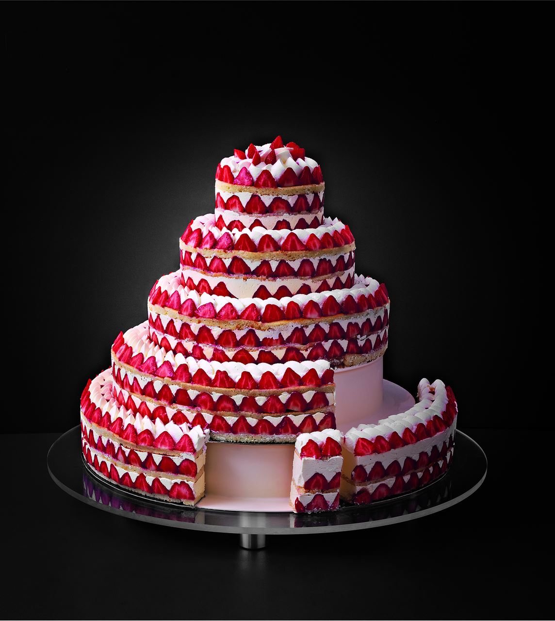 Présentoir rond pour wedding cake Plexiglass Matfer - 681934