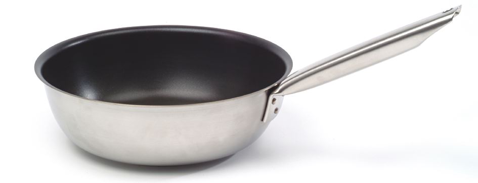 Sauteuse inox évasée Tradition 24 cm Bourgeat- 686824