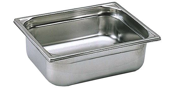 Bac gastro inox GN 1/2 H.20 cm plein sans anses Bourgeat - 743020