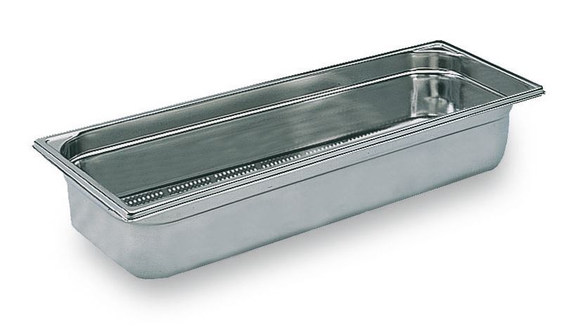 Bac perforé sans anse inox GN 2/4 100 mm Bourgeat - 743710