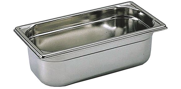 Bac gastro inox GN 1/3 H.25 cm sans anses Bourgeat- 744025