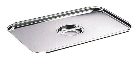Couvercle bac gastro inox GN 1/1 avec poignées Bourgeat - 748201