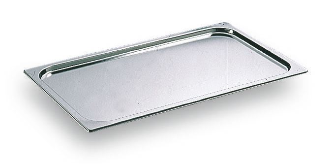 Couvercle bac gastro inox GN 1/6 sans poignées Bourgeat - 747716