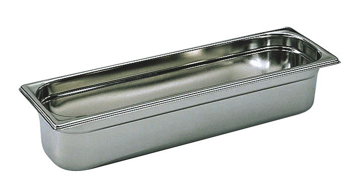 Bac gastro inox GN 2/4 H.15 cm plein sans anses Bourgeat - 743615