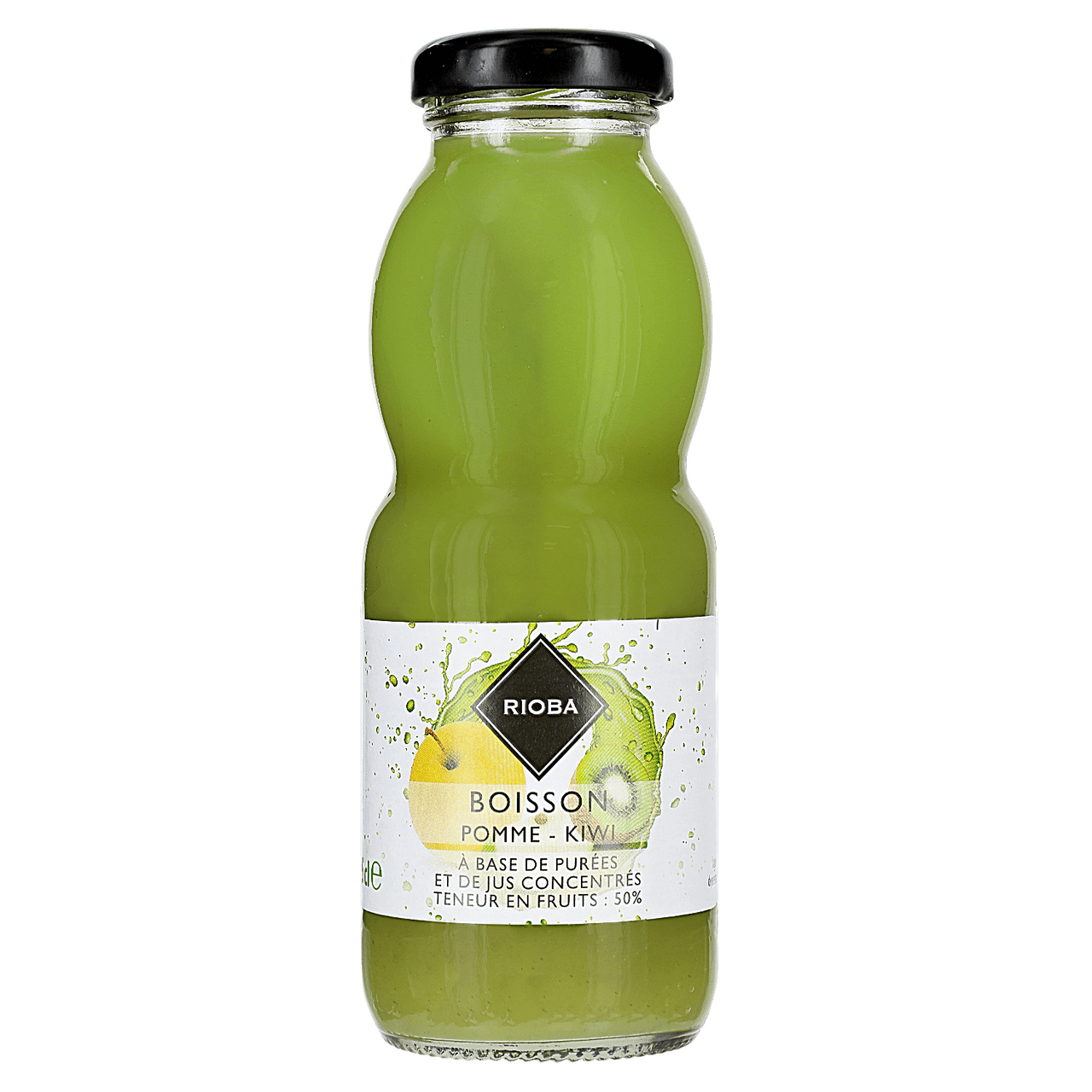 RIOBA Boisson pomme kiwi 25 cl verre perdu