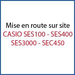 Mise en route sur site caisse SES100 / SES400 / SES3000 / SEC450 Casio