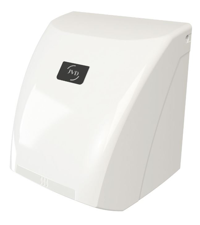 Sèche-mains Zéphir II anti-vandalisme blanc JVD