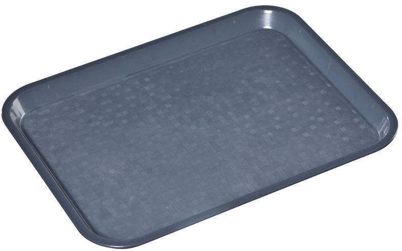 Plateau rectangle gris 34.5 x 26.5 cm x 6 METRO Professional