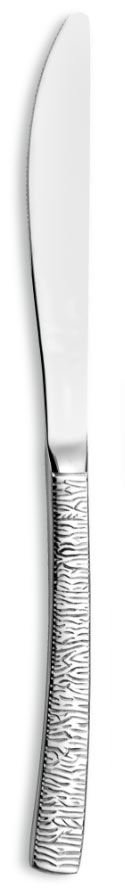 Couteau de table Havana ciselé inox 18/0 x 12 Amefa