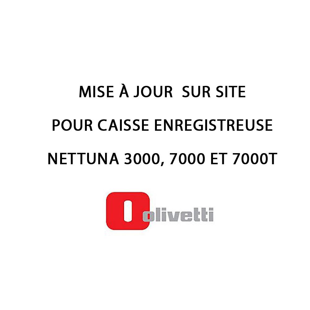 Mise à jour FISCALE sur site caisse Nettuna 3000 / 7000 / 7000T Olivetti