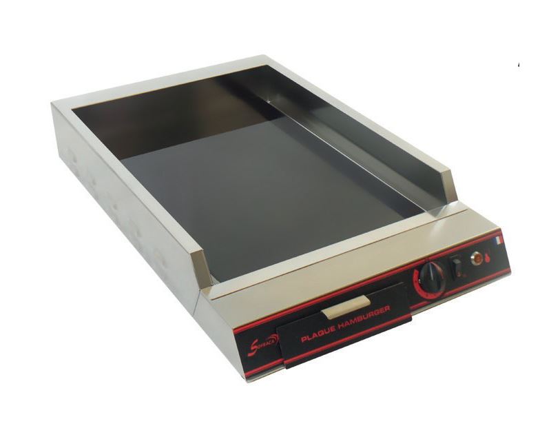 Plancha vitrocéramique électrique spécial hamburger