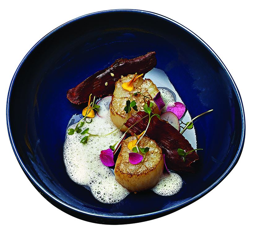 Assiette creuse ronde Azzuro bleu 17 cm