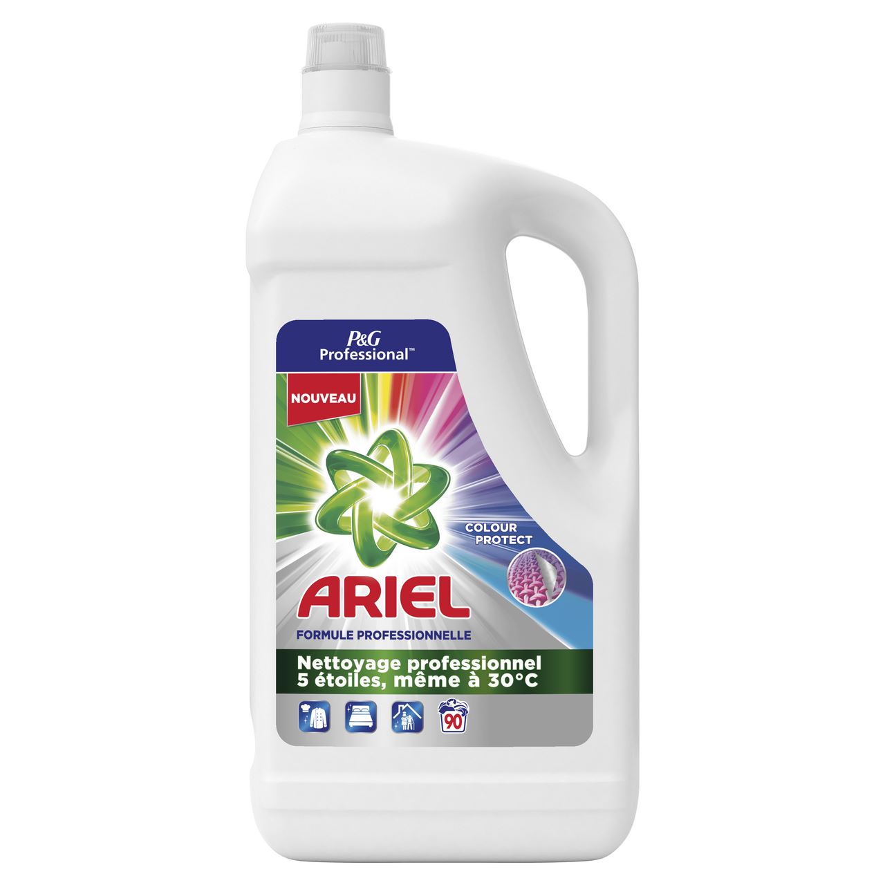 Lessive liquide colour 90 doses Ariel Professional