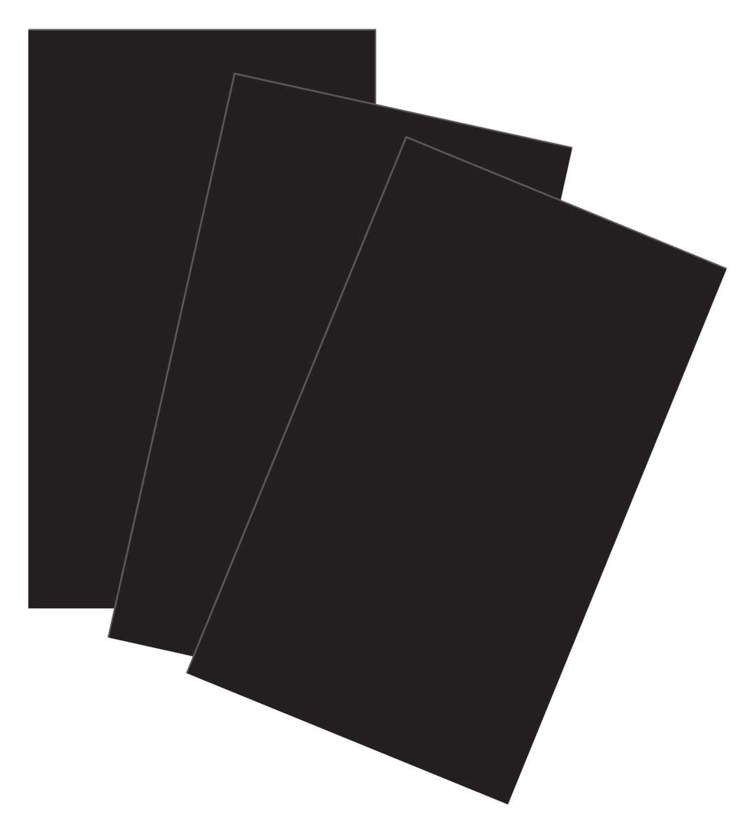 Ardoise noir 15 x 25 cm pour socle chevalet de table (vendu par 3)