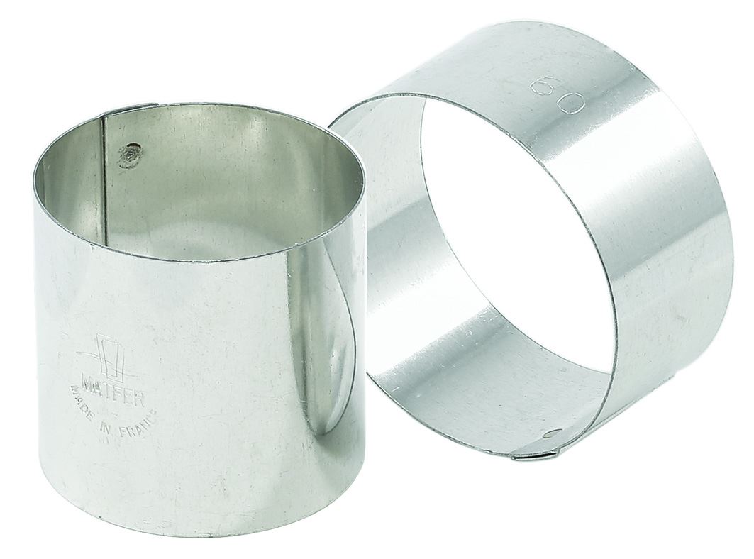 Nonnette inox ronde 5.5 cm H.4 cm x 4 Matfer - 375332