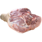 Jambon de porc avec os demi-sel sous vide France