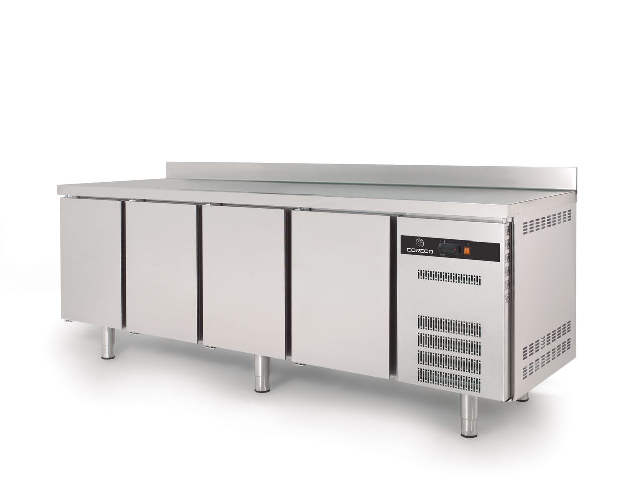 Table réfrigérée positive S-Line 4 portes pleines 560L - Coreco - TSR-250-S