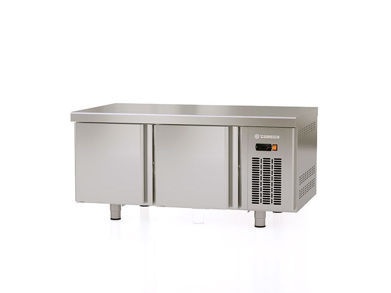Table réfrigérée soubassement GN1/1 H.600 2 portes - Coreco - MFB-120