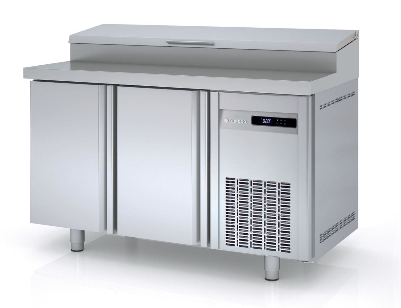 Table réfrigérée de préparation positif 2 portes 260L - Coreco - MFEI60-150